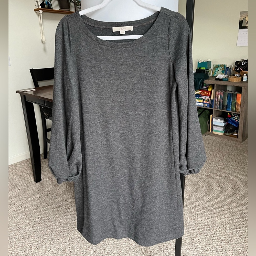 Loft Long-Sleeve Sweater Dress